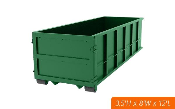 ten-yard dumpsters can be used to dispose of various types of waste, including construction debris, household items, and more